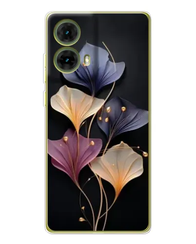 Чехол для Motorola MOTO G85 с картинкой «Лиловые цветы грации» Чехол для Motorola MOTO G85 с картинкой «Лиловые цветы грации»