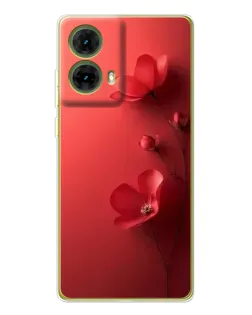 Чохол для Motorola MOTO G85 з картинкою «Макові суцвіття»
