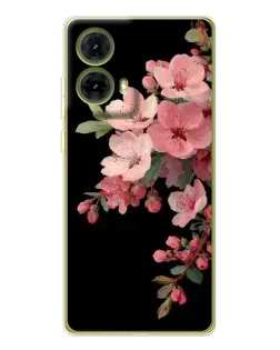 Чохол для Motorola MOTO G85 з картинкою «Рожева гілка сакури»