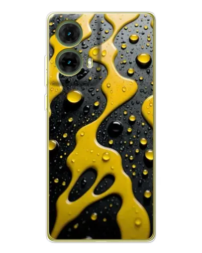 Чехол для Motorola MOTO G85 с картинкой «Жидкое желтое золото» Чехол для Motorola MOTO G85 с картинкой «Жидкое желтое золото»