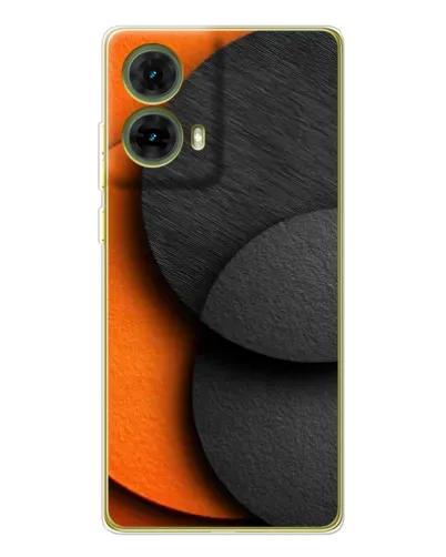 Чехол для Motorola MOTO G85 с картинкой «Геометрия оранжевых кругов» Чехол для Motorola MOTO G85 с картинкой «Геометрия оранжевых кругов»