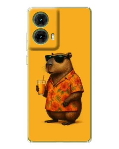 Чехол для Motorola MOTO G85 с картинкой «Капибара на отдыхе» Чехол для Motorola MOTO G85 с картинкой «Капибара на отдыхе»