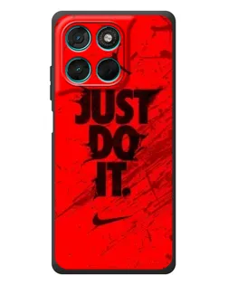 Чехол для Motorola MOTO G86 Power с картинкой «Nike Just Do It»