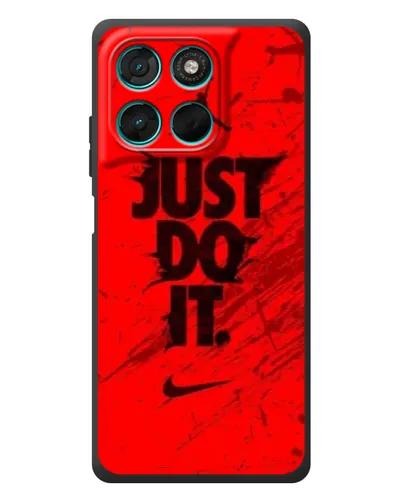 Чехол для Motorola MOTO G86 Power с картинкой «Nike Just Do It»