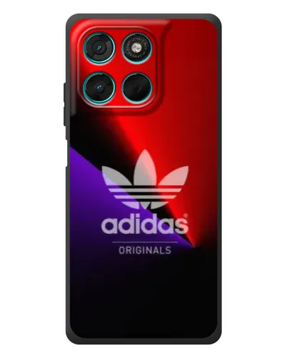 Чехол для Motorola MOTO G86 Power с картинкой «Adidas Red Neon» Чехол для Motorola MOTO G86 Power с картинкой «Adidas Red Neon»