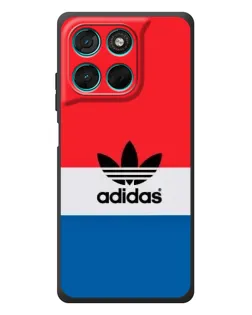 Чехол для Motorola MOTO G86 Power с картинкой «Ретро блоки Adidas»
