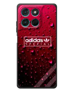 Чехол для Motorola MOTO G86 Power с картинкой «Adidas Gold Marble»