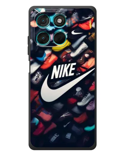 Чехол для Motorola MOTO G86 Power с картинкой «Коллекция кроссовок Nike»