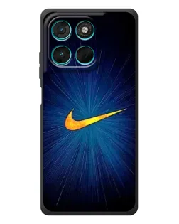 Чохол для Motorola MOTO G86 Power з картинкою «Синій пульс Nike»