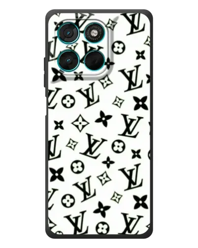 Чехол для Motorola MOTO G86 Power с картинкой «Монохромный хаос LV» Чехол для Motorola MOTO G86 Power с картинкой «Монохромный хаос LV»