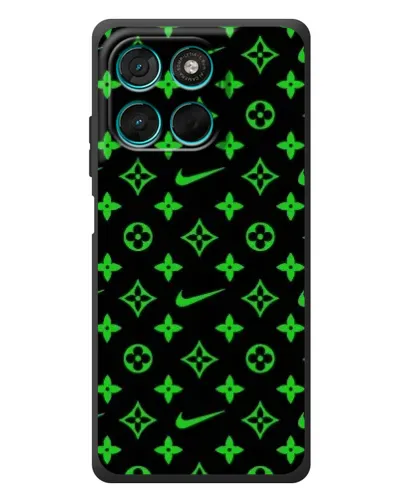 Чехол для Motorola MOTO G86 Power с картинкой «Неоновый принт LV» Чехол для Motorola MOTO G86 Power с картинкой «Неоновый принт LV»