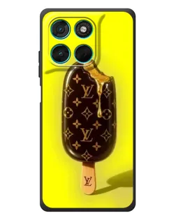 Чехол для Motorola MOTO G86 Power с картинкой «Мороженое от LV»