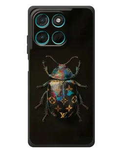 Чехол для Motorola MOTO G86 Power с картинкой «LV — мраморный принт»