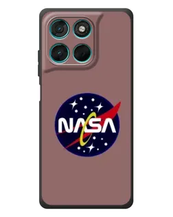 Чехол для Motorola MOTO G86 Power с картинкой «NASA — ретро космос»