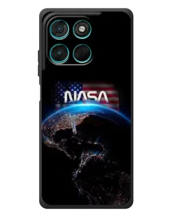 Чехол для Motorola MOTO G86 Power с картинкой «Земля из космоса NASA»