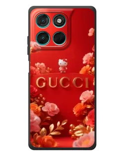 Чехол для Motorola MOTO G86 Power с картинкой «Gucci — золотой сад»