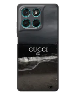 Чехол для Motorola MOTO G86 Power с картинкой «Gucci — морской прибой»