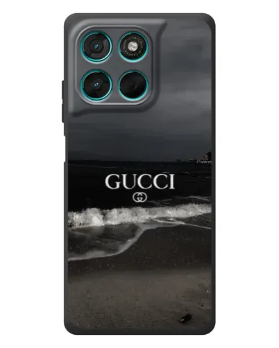 Чехол для Motorola MOTO G86 Power с картинкой «Gucci — морской прибой»