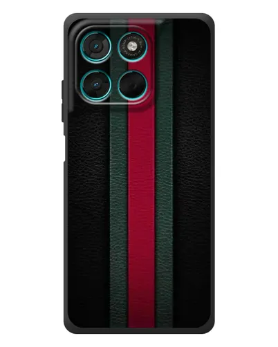 Чехол для Motorola MOTO G86 Power с картинкой «Gucci — неоновая линия»