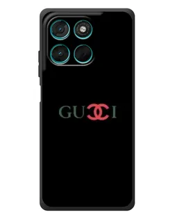 Чехол для Motorola MOTO G86 Power с картинкой «Gucci — красный градиент»