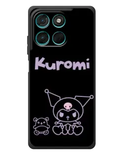 Чехол для Motorola MOTO G86 Power с картинкой «Kuromi — черный минимализм» Чехол для Motorola MOTO G86 Power с картинкой «Kuromi — черный минимализм»