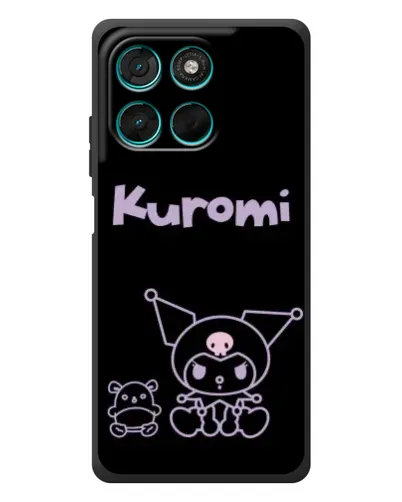 Чехол для Motorola MOTO G86 Power с картинкой «Kuromi — черный минимализм» Чехол для Motorola MOTO G86 Power с картинкой «Kuromi — черный минимализм»