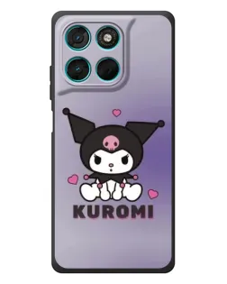 Чехол для Motorola MOTO G86 Power с картинкой «Kuromi — фиолетовый арт» Чехол для Motorola MOTO G86 Power с картинкой «Kuromi — фиолетовый арт»