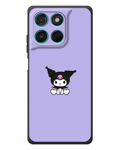 Чехол для Motorola MOTO G86 Power с картинкой «Kuromi — фиолетовый минимализм» Чехол для Motorola MOTO G86 Power с картинкой «Kuromi — фиолетовый минимализм»