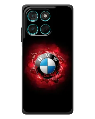 Чехол для Motorola MOTO G86 Power с картинкой «Логотип BMW — вспышка»
