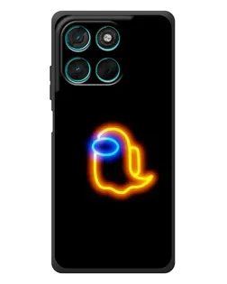 Чехол для Motorola MOTO G86 Power с картинкой «Among Us неоновое сияние»