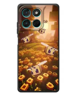 Чехол для Motorola MOTO G86 Power с картинкой «Поле подсолнухов»