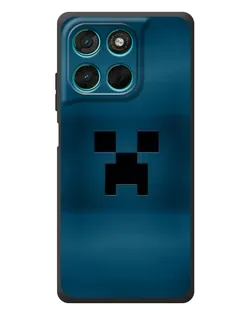 Чехол для Motorola MOTO G86 Power с картинкой «Крипер текстура»