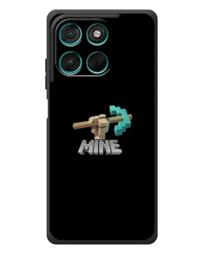 Чехол для Motorola MOTO G86 Power с картинкой «Алмазная кирка»