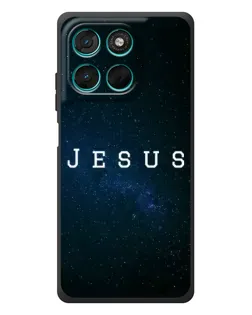 Чехол для Motorola MOTO G86 Power с картинкой «Звездное небо Jesus»