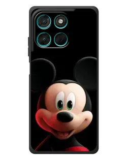 Чехол для Motorola MOTO G86 Power с картинкой «Улыбающийся Микки Маус»