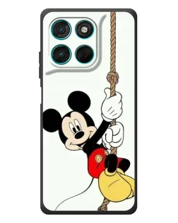 Чехол для Motorola MOTO G86 Power с картинкой «Mickey на канате» Чехол для Motorola MOTO G86 Power с картинкой «Mickey на канате»