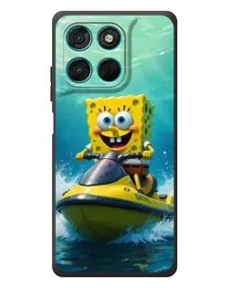 Чехол для Motorola MOTO G86 Power с картинкой «Спанч Боб на гидроцикле» Чехол для Motorola MOTO G86 Power с картинкой «Спанч Боб на гидроцикле»