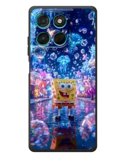 Чехол для Motorola MOTO G86 Power с картинкой «Неоновый океан»