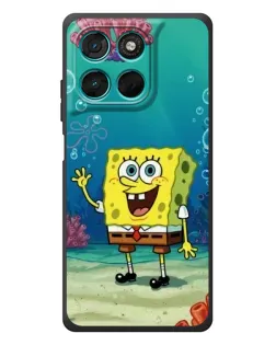 Чехол для Motorola MOTO G86 Power с картинкой «Подводный привет»