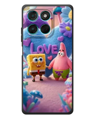 Чехол для Motorola MOTO G86 Power с картинкой «Губка Боб Патрик» Чехол для Motorola MOTO G86 Power с картинкой «Губка Боб Патрик»