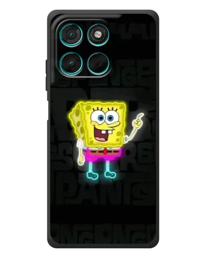 Чехол для Motorola MOTO G86 Power с картинкой «Неоновый Губка Боб» Чехол для Motorola MOTO G86 Power с картинкой «Неоновый Губка Боб»