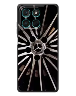 Чехол для Motorola MOTO G86 Power с картинкой «Диск Mercedes»