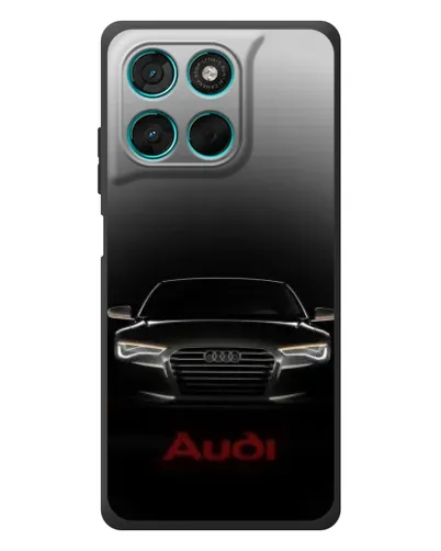 Чехол для Motorola MOTO G86 Power с картинкой «Audi — градиентный контур»