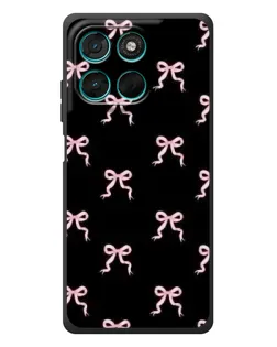 Чехол для Motorola MOTO G86 Power с картинкой «Бант-цветок»