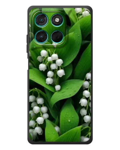 Чехол для Motorola MOTO G86 Power с картинкой «Ландыши в зелени» Чехол для Motorola MOTO G86 Power с картинкой «Ландыши в зелени»