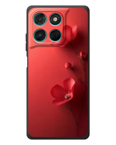 Чехол для Motorola MOTO G86 Power с картинкой «Маковые соцветия» Чехол для Motorola MOTO G86 Power с картинкой «Маковые соцветия»
