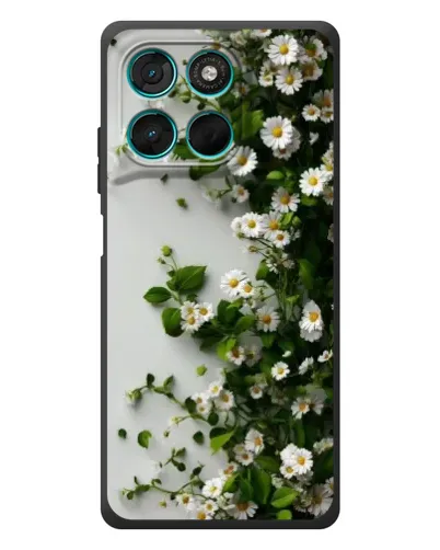 Чехол для Motorola MOTO G86 Power с картинкой «Ветка мелких белых цветов» Чехол для Motorola MOTO G86 Power с картинкой «Ветка мелких белых цветов»