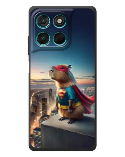 Чехол для Motorola MOTO G86 Power с картинкой «Капи-мен супергерой» Чехол для Motorola MOTO G86 Power с картинкой «Капи-мен супергерой»