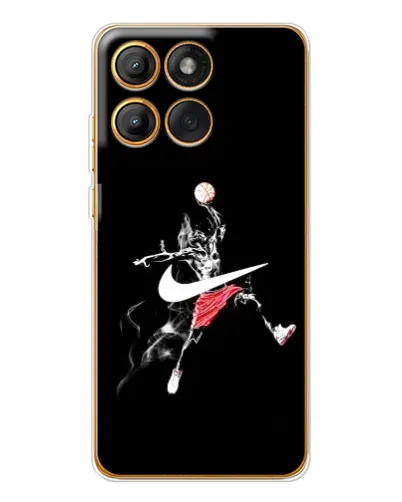 Чехол для Motorola MOTO G86 с картинкой «Jordan Jumpman» Чехол для Motorola MOTO G86 с картинкой «Jordan Jumpman»