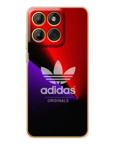 Чехол для Motorola MOTO G86 с картинкой «Adidas Red Neon» Чехол для Motorola MOTO G86 с картинкой «Adidas Red Neon»